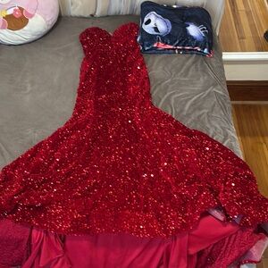 Stunning Red Sequin Gown